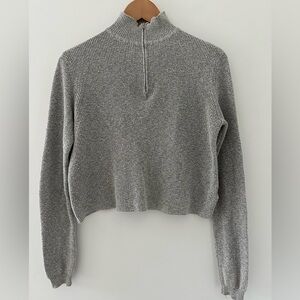 Brandy Melville Half Zip Sweater